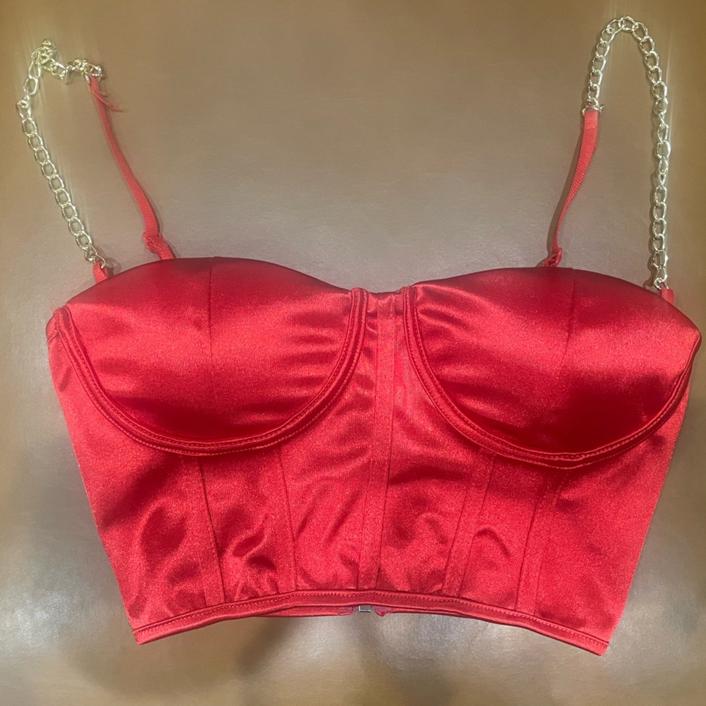 Sexy Red Corset Top
